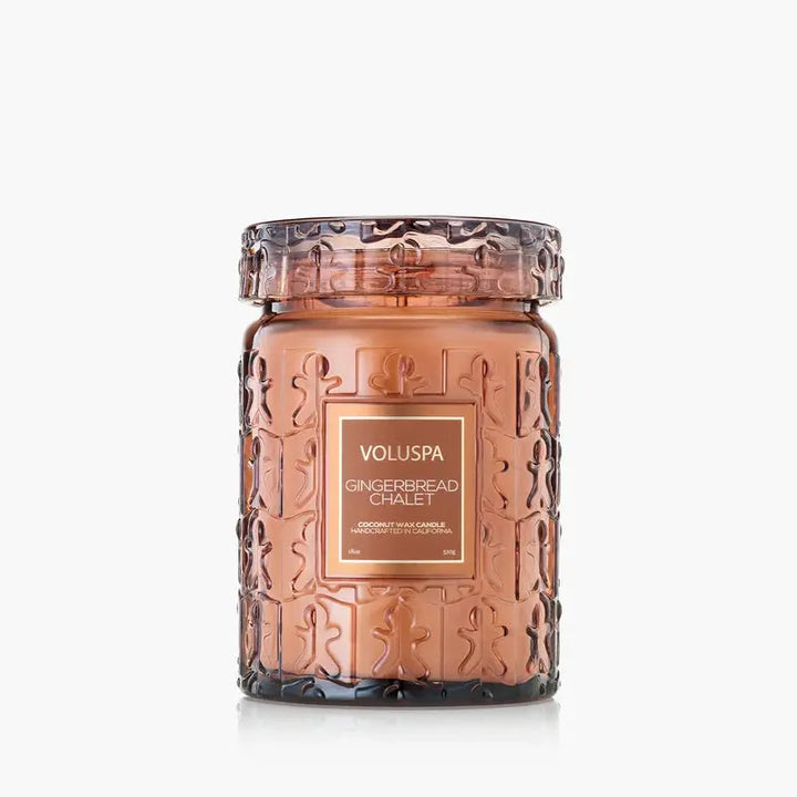 Voluspa Gingerbread Chalet 18oz Large Jar Candle Voluspa Cleanse Face &amp; Body Bar