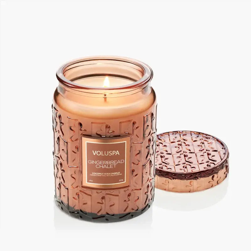 Voluspa Gingerbread Chalet 18oz Large Jar Candle Voluspa Cleanse Face &amp; Body Bar