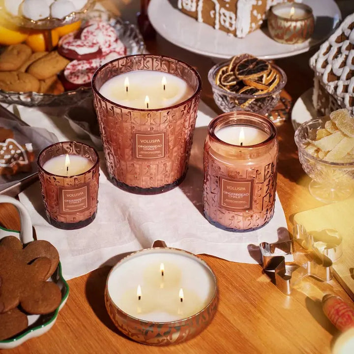 Voluspa Gingerbread Chalet 18oz Large Jar Candle Voluspa Cleanse Face &amp; Body Bar