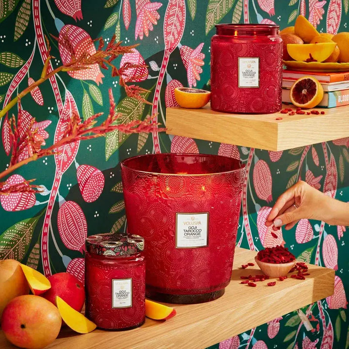 Voluspa Goji Tarocco Orange Large Jar Candle cleansefaceandbodybar Cleanse Face &amp; Body Bar