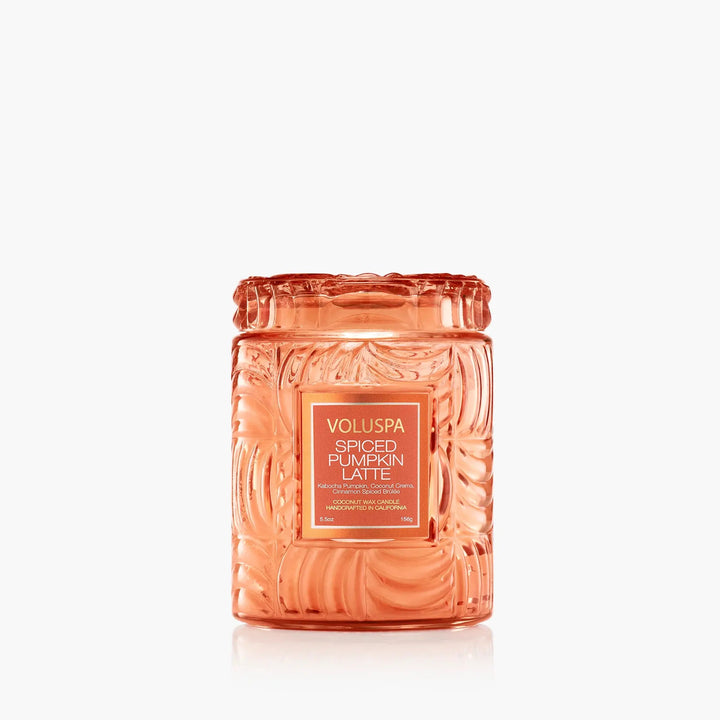 Voluspa Spiced Pumpkin Latte Capsule 5.5oz Small Jar cleansefaceandbodybar Cleanse Face &amp; Body Bar