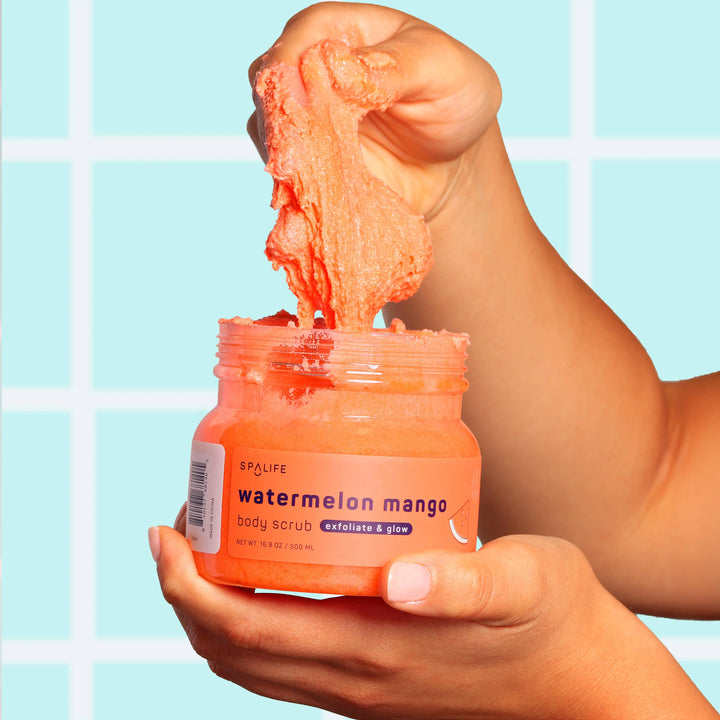 Watermelon Mango Exfoliating Body Scrub My Spa Life Cleanse Face &amp; Body Bar