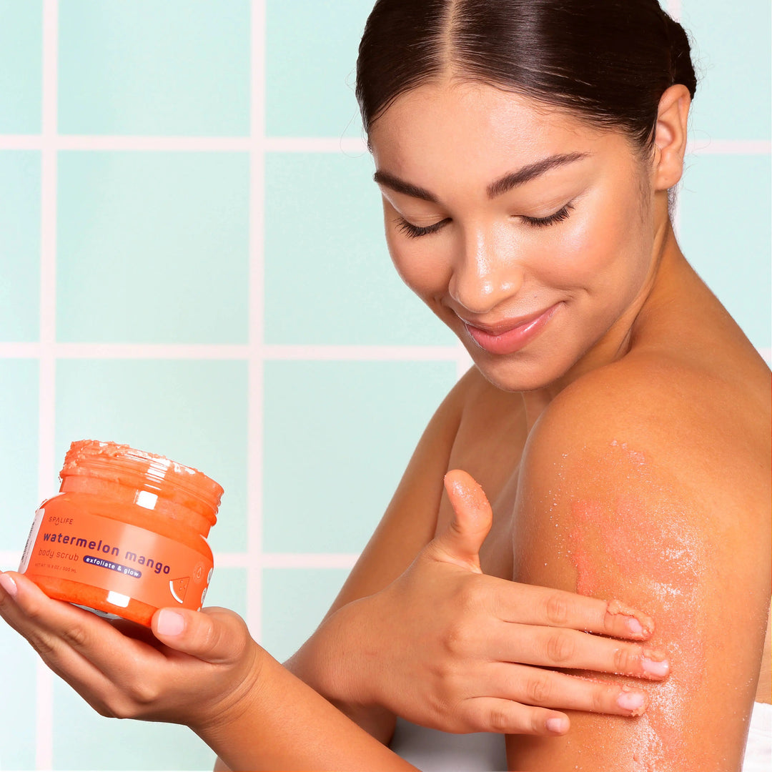 Watermelon Mango Exfoliating Body Scrub My Spa Life Cleanse Face &amp; Body Bar