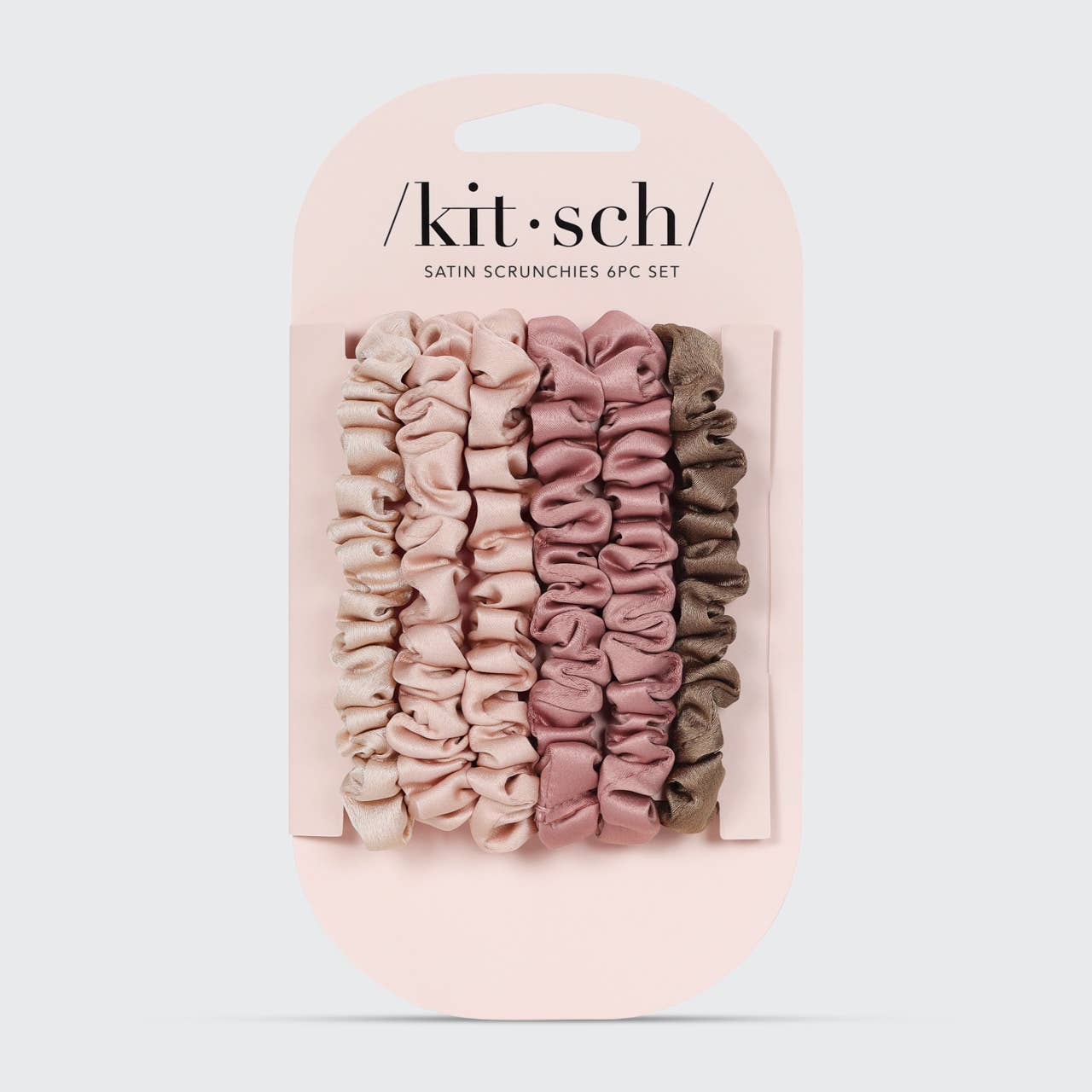 Ultra Petite Satin Scrunchies 6pc  | Kitsch