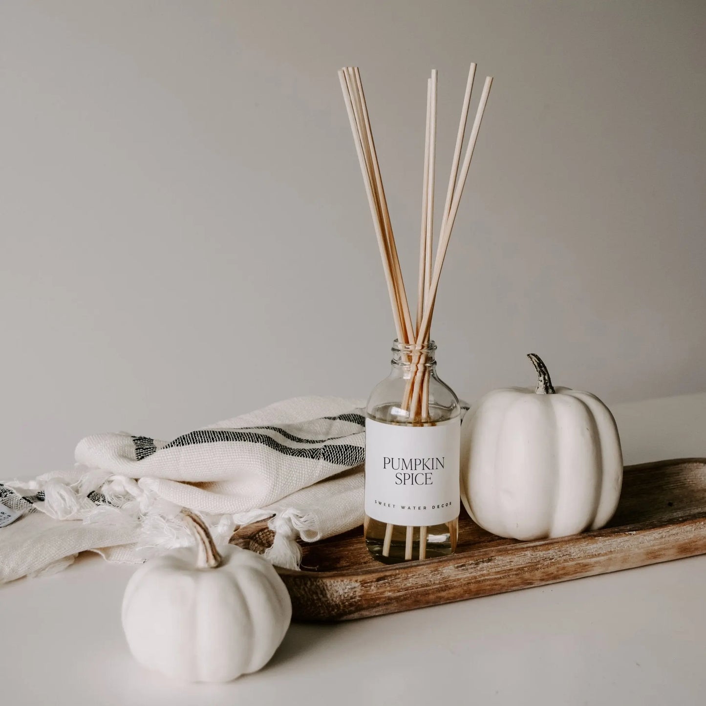 clear pumpkin spice reed diffuser