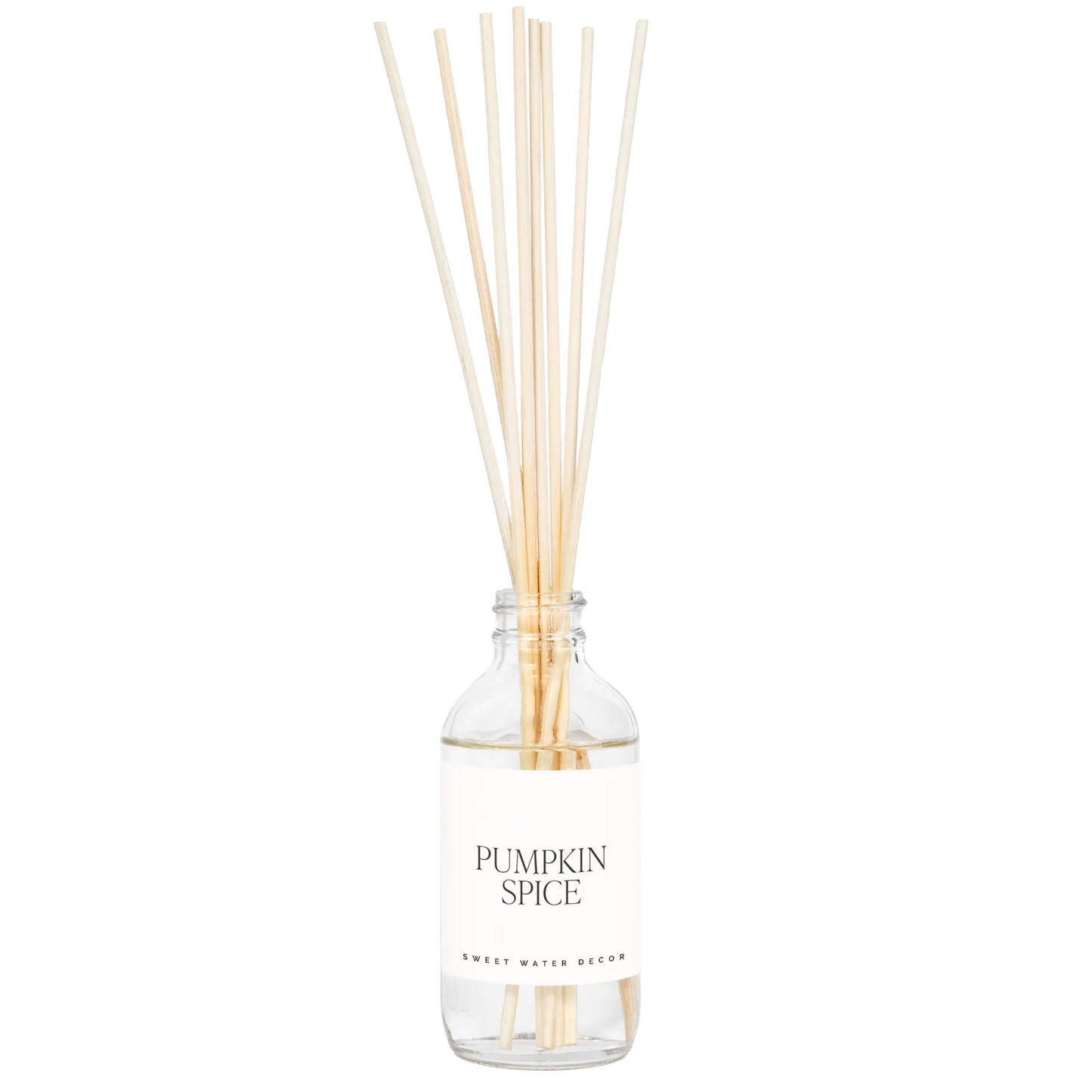 clear pumpkin spice reed diffuser