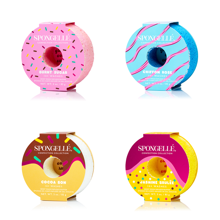 Confection Buffer Assorted Pack Spongellé Cleanse Face & Body Bar