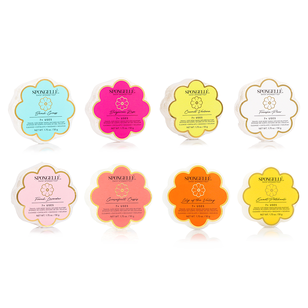 Daisy Spongette Assorted Pack Spongellé Cleanse Face & Body Bar