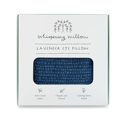 Deep Blue Lavender Eye Pillow Whispering Willow