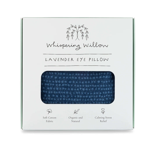 Deep Blue Lavender Eye Pillow Whispering Willow