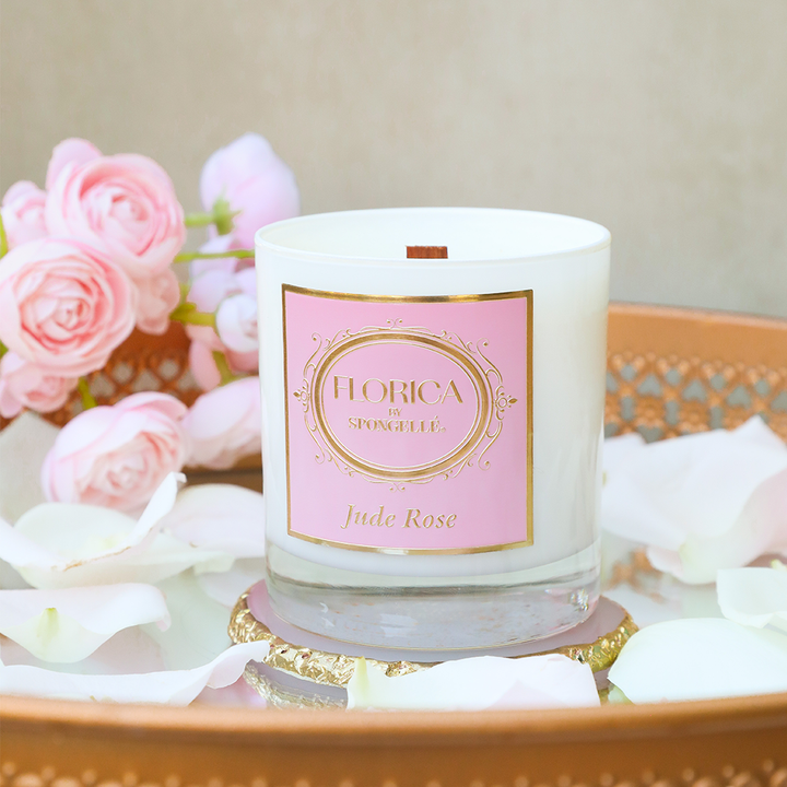 Jude Rose Candle | Florica Spongellé Cleanse Face & Body Bar