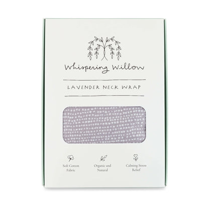 Tranquil Gray Lavender Neck Wrap Whispering Willow