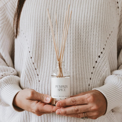 pumpkin spice clear reed diffuser