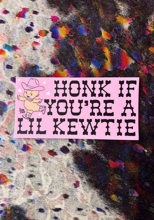 Kaeraz | Cowpoke Kewtie Bumper Sticker