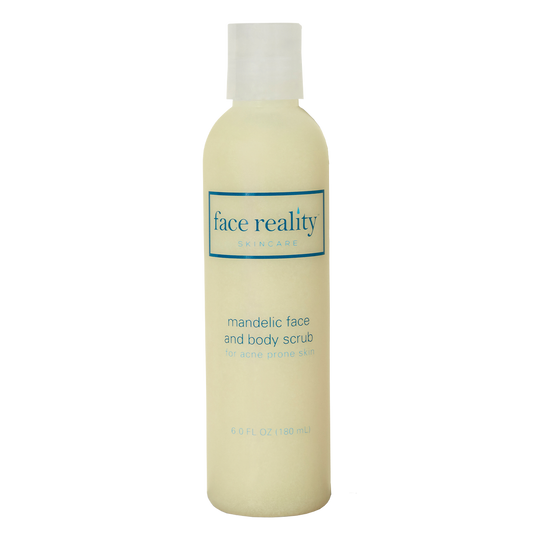 Face Reality Mandelic Face and Body Scrub, cleanser for oily skin	