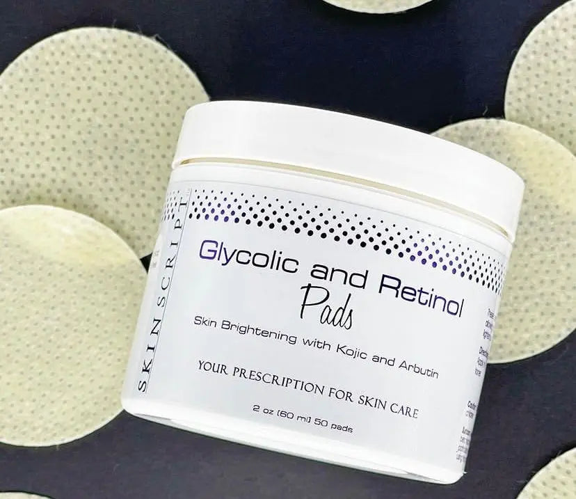 Skin Script Pads Skin Script Glycolic and Retinol Pads - Cleanse Face & Body Bar ...