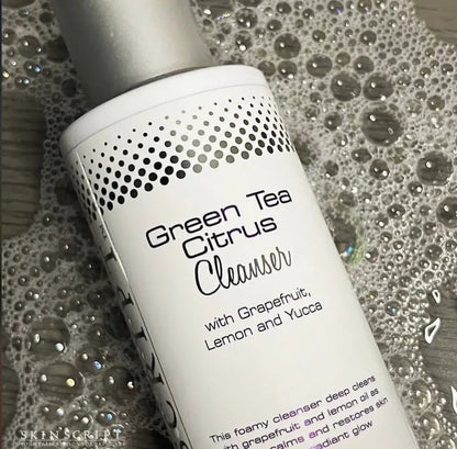 Skin Script Green Tea Citrus Cleanser, Skin Script Cleanser