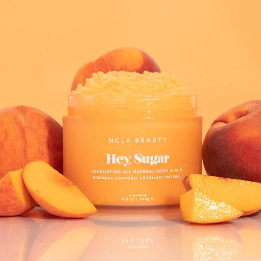 NCLA Beauty | Hey, Sugar All Natural Body Scrub - Peach
