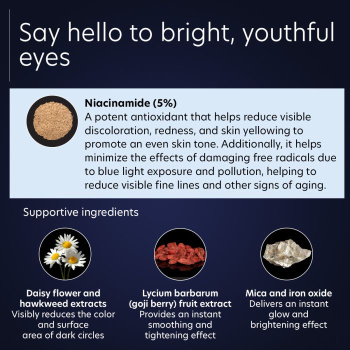 PCA Skin Vitamin B3 Eye Brightening Cream, best eye cream for dark circles	