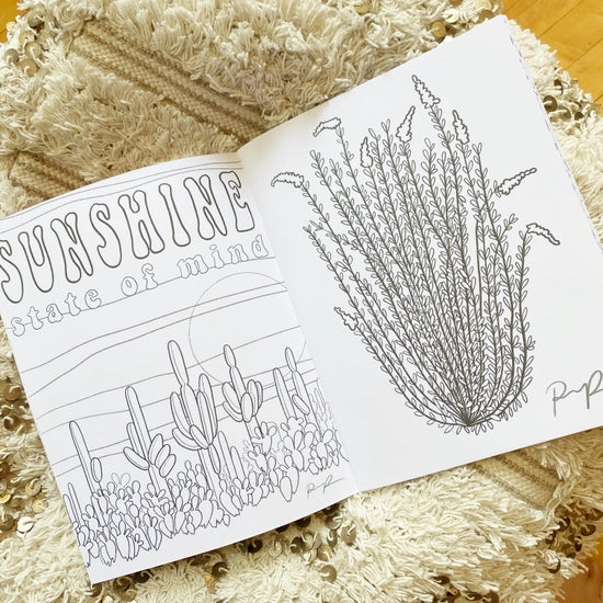 Paige Poppe - We Stick Together Desert Coloring Book